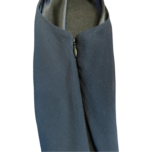 Express Design Studio Black Silk Tie-Neck Blouse – Size Small - Picture 7 of 9